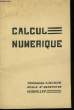 Calcul Numérique.. DUCOS A.