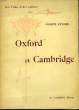 Oxford et Cambridge.. AYNARD Jospeh
