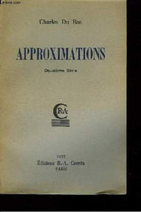 Approximations. 2èmé série.