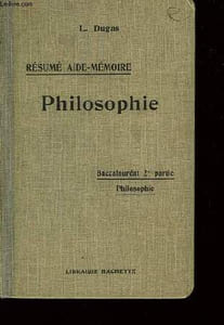Résumé Aide-Mémoire. Philosophie.