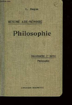 Résumé Aide-Mémoire. Philosophie.. DUGAS L.