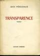 Transparence.. PERICHAUD Jean