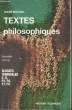 Textes philosophiques. Classes de Terminales G, H, F5, F6, F7, F8.. ROUSSEL André