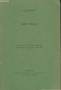 Mario Roques. Extrait de l'Archivum Latinitatis Medii Aevi (Bulletin du Cange), Tome XXXI, Fascicule 1