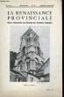 La Renaissance Provinciale, N°165 : Clocher de Brantôme.. MAGNE André & COLLECTIF