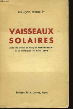 Vaisseaux Solaires.. BERTHAULT François