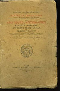 Analyse et Compréhension des Oeuvres et Objets (Antiquité, Moyen-Âge, Renaissance, Temps Modernes)