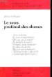 Le sens profond des choses.. VOLLMANN Herbert