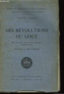 Des Révolutions du Goût.