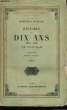 Histoire de Dix Ans. 1830 - 1840. TOME V. BLANC Louis