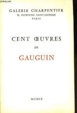 Cent Oeuvres de Gauguin. NACENTA Raymond.
