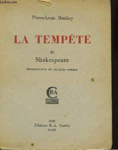 La Tempête de Shakespeare.