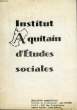 Institut Aquitain d'Etudes Sociales N° 52 - 53. CAVIGNAC Jean