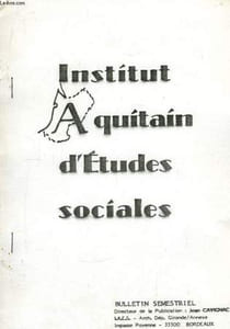 Institut Aquitain d'Etudes Sociales N°50