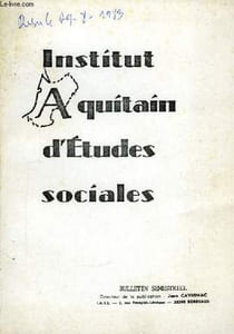 Institut Aquitain d'Etudes Sociales N°40/41