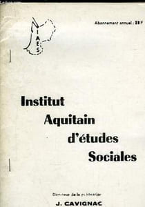 Institut Aquitain d'Etudes Sociales n°36