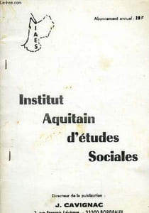Institut Aquitain d'Etudes Sociales n°34