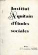 Institut Aquitain d'Etudes Sociales n°31. CAVIGNAC J.