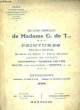 Catalogue de Ventes aux Enchères, de la collection de Madame G. de T.... DUVAL J. et DESCAMPS Ernest