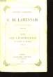 Oeuvres Complètes. FVol. III : Essai sur l'Indifférence de religion, 3ème partie.. LAMENNAIS F.