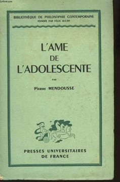L'Âme de l'Adolescence.. MENDOUSSE Pierre