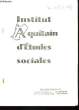 Institut Aquitain d'Etudes Sociales. Bulletin n°39. CAVIGNAC J.