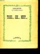 Trois... Six... Neuf. COLETTE