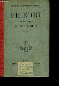 Phaedri, Augusti Liberti, Fabulae Aesopiae.. COLLECTIF