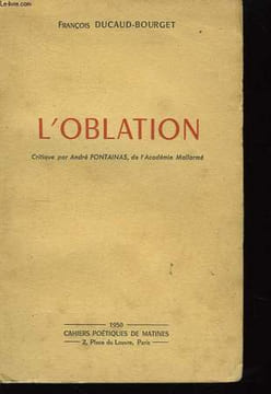 L'Oblation. DUCAUD-BOURGET François