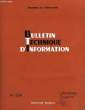 Bulletin Technique d'Information n°254. LEROUX D.
