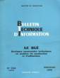 Bulletin Technique d'Information n°244 (spécial) : Le Blé. LEROUX D.
