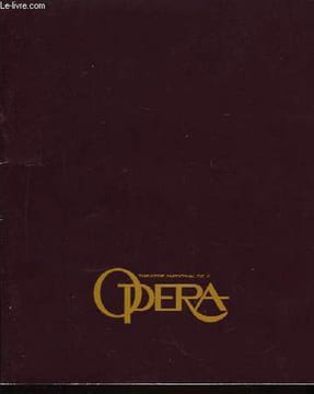 Théâtre National de l'Opéra.. CENTRE DE DRAMATURGIE DE L'OPERA DE PARIS