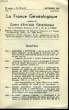 La France G&eacute;n&eacute;alogique. N&deg;30 - 31, 5&egrave;me ann&eacute;e.. DE VILLENEUVE G.