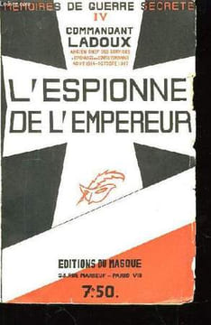 L'Espionne de l'empereur.. LADOUX Commandanr