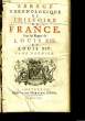 Abrégé chronologique de l'Histoire de France, sous les règnes de Louis XIII et Louis XIV. TOME Ier. COLLECTIF