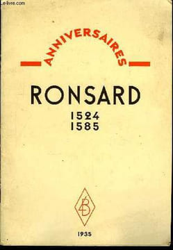 Ronsard 1524 - 1585. DEREME Tristan