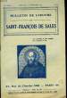 Bulletin de l'Oeuvre de Saint-François de Sales N°11, 76ème année. COLLECTIF