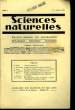 Sciences Naturelles N&deg;1, TOME I. LE BLANC Roger