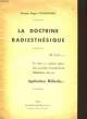 La doctrine radiesthésique.. COUSTENOBLE Roger Dr