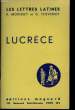 "Lucrèce ( Chap. VIII des ""Lettres Latines"").". MORISSET R. et THEVENOT G.