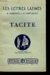 Tacite.. MORISSET R. / THEVENOT G.