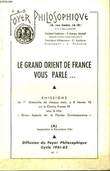 Foyer Philosophie N°1, Cycle 1961 - 1962 (A). VORONOFF G.