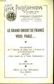 Foyer Philosophique N°1, Cycle 1960 - 1961 (A). VORONOFF G.