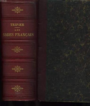 Les Codes Français, collationés sur les textes officiels.. TRIPIER Louis