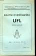 Bulletin d'Informations UFL, N°8. LIGUE UNIVERSELLE DE FRANCS-MACONS