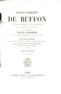 Oeuvres Complètes de Buffon. TOME 3, 1ère partie : Les quadrupèdes.