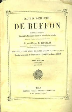 Oeuvres Complètes de Buffon. TOME VI, 1ère partie : Les Oiseaux.. BUFFON