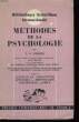 Méthodes de la Psychologie. Tome 2nd.. ANDREWS T.G.