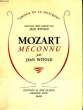 Mozart méconnu. WITOLD Jean