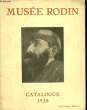 Catalogue du Musée Rodin. N°I : Hôtel Brion.. GRAPPE Georges